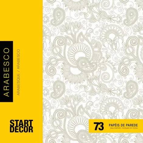 Papel de Parede Arabesco – Design Elegante