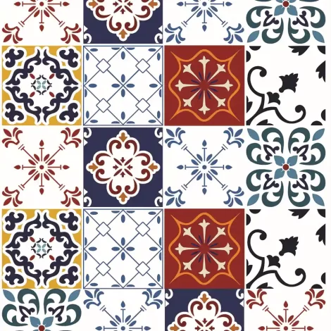 Papel de Parede Azulejos – Design Elegante
