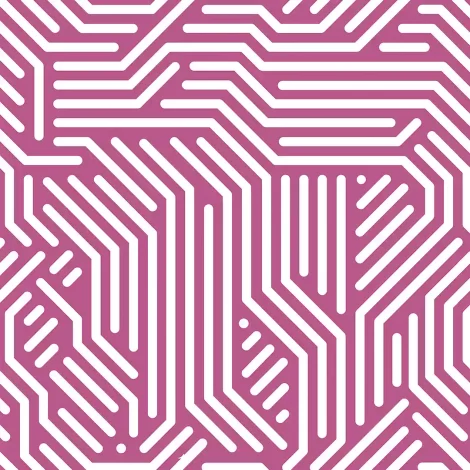 Decoração Infantil com Papel de Parede Rosa Escuro