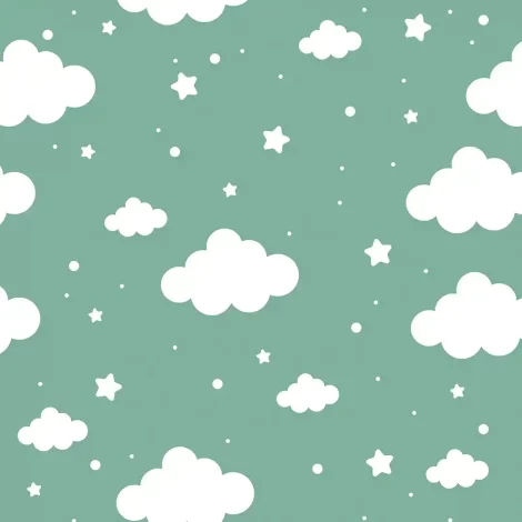 Papel de Parede Baby Verde Turquesa – Um Toque Vibrante e Aconchegante