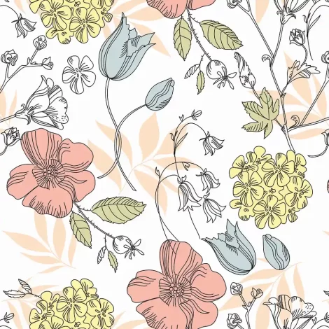 Papel de Parede Floral – Design Elegante