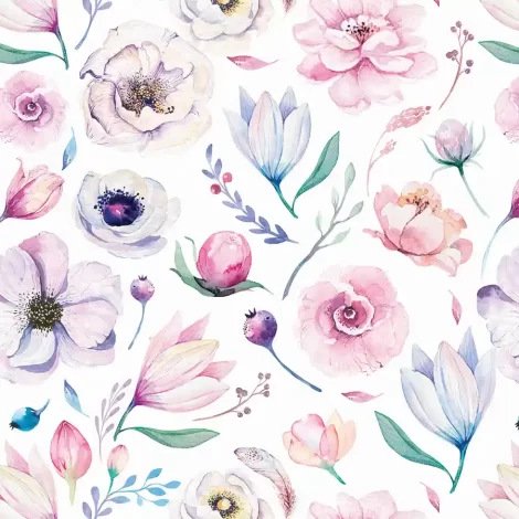 Papel de Parede Floral – Estilo Moderno