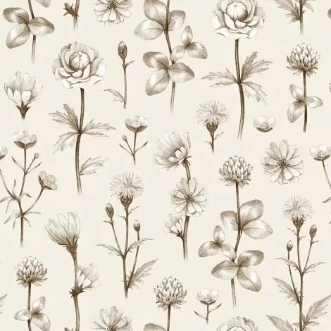Papel de Parede Floral – Estilo Moderno