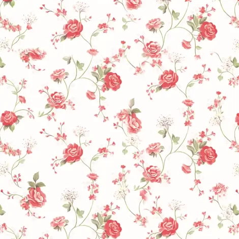 Papel de Parede Floral – Decoração Sofisticada